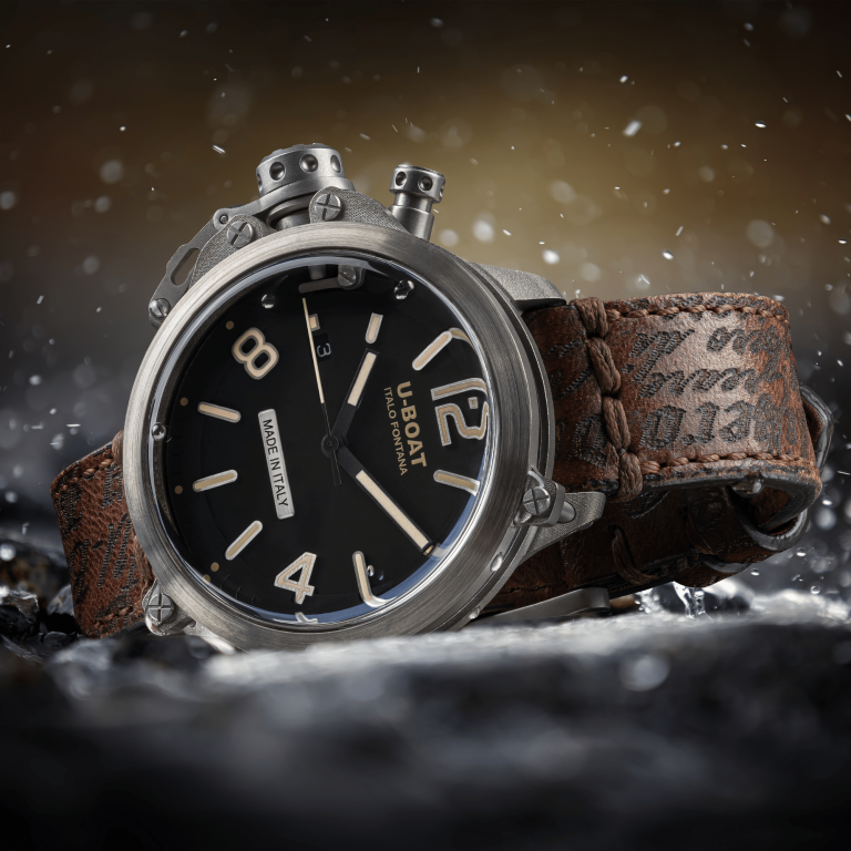 U Boat CAPSULE 45MM SS BK BE Shopping Online