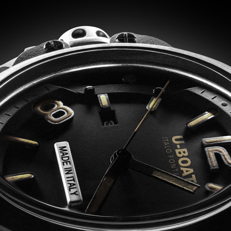 U Boat CAPSULE 45MM SS BK BE Shopping Online