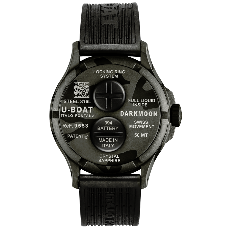 U Boat DARKMOON 44 MM BK GREY CURVED CAMOUFLAGE Affare Del Giorno