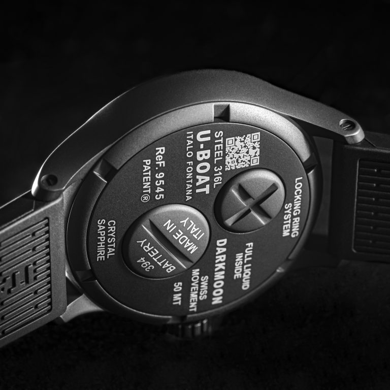 U Boat DARKMOON 40 MM BK BLACK CURVED PVD Novità