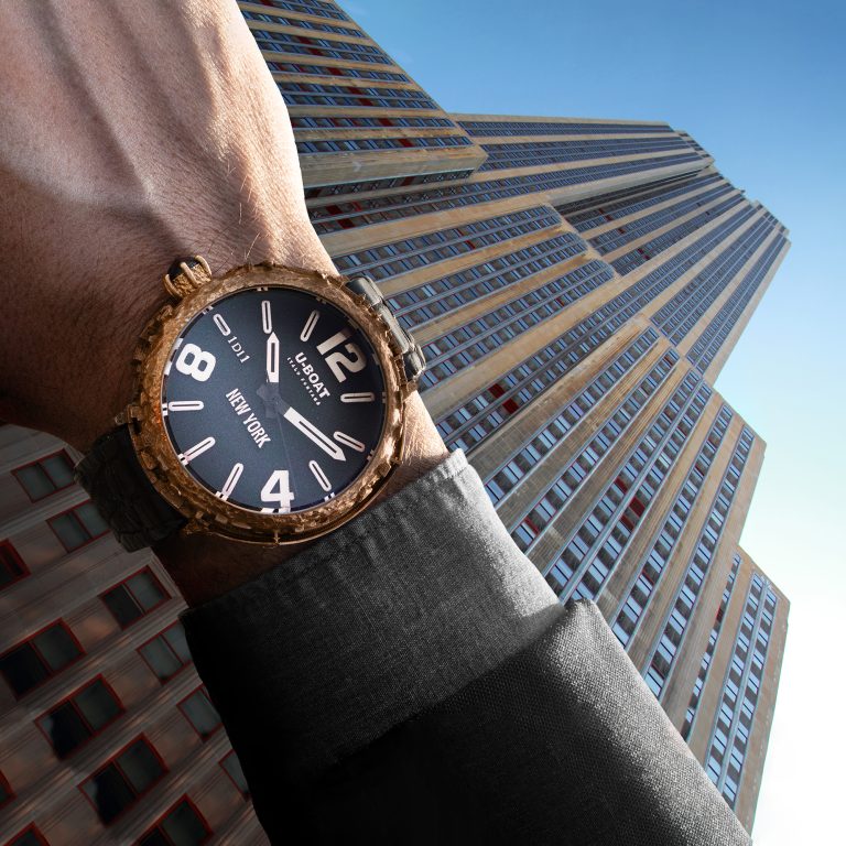 U Boat NEW YORK 45MM BRONZE DIAMOND Consegna Veloce