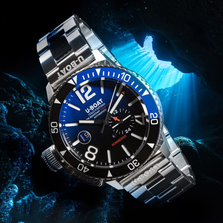 U Boat SOMMERSO CERAMIC BLUE/MT Sconto