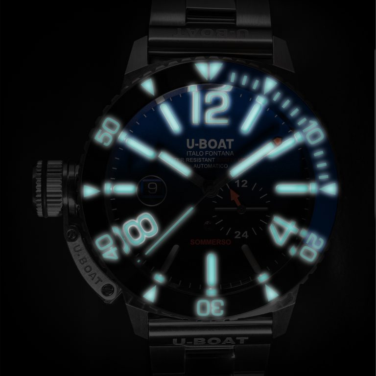 U Boat SOMMERSO CERAMIC BLUE/MT Sconto