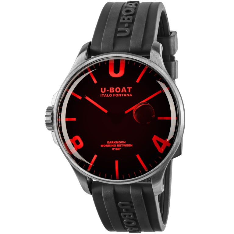 U Boat DARKMOON 44MM RED GLASS SS