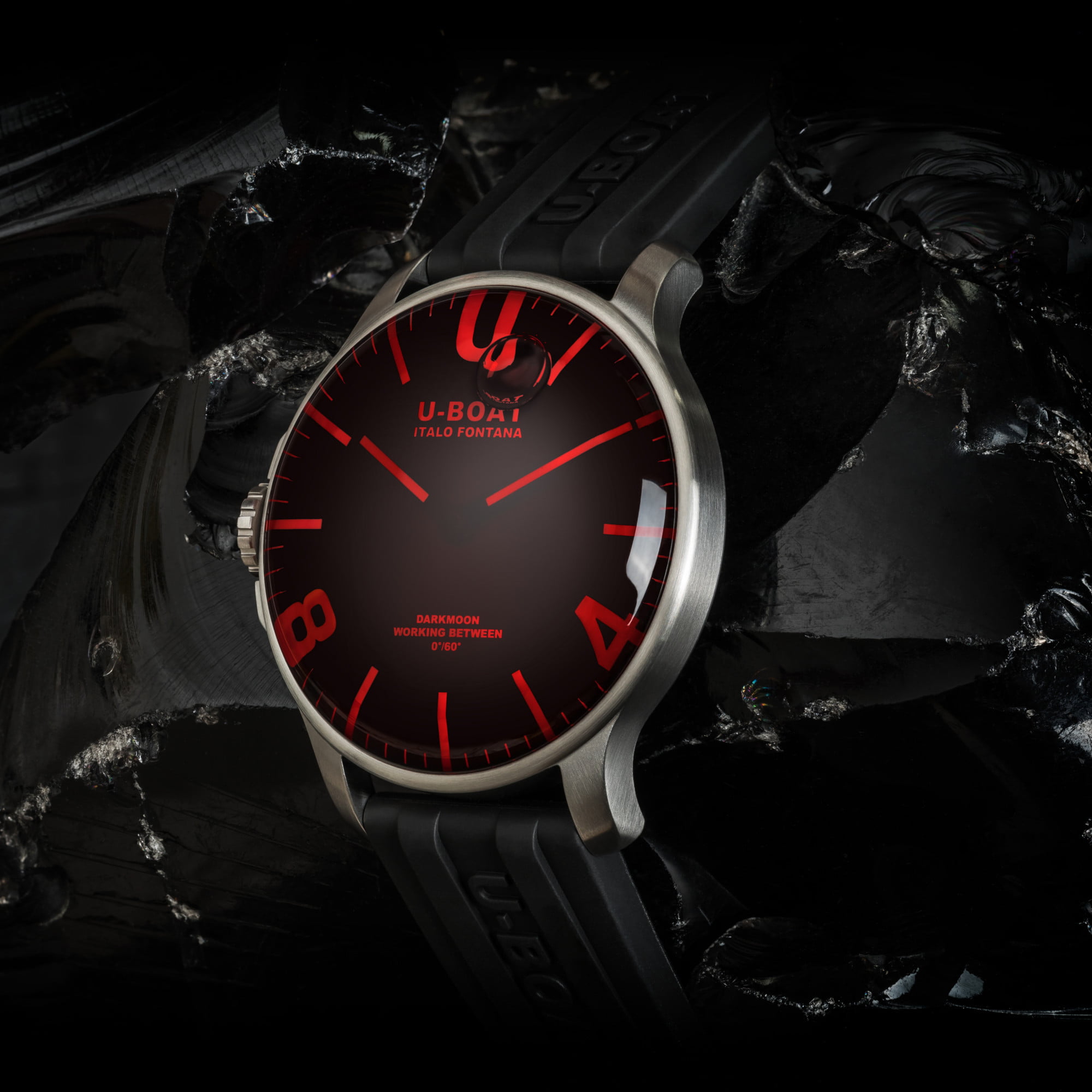 U Boat DARKMOON 44MM RED GLASS SS Negozio