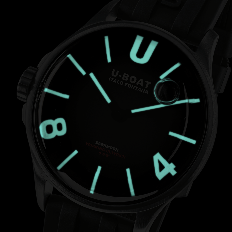 U Boat DARKMOON 40 MM BLACK SS Qualità