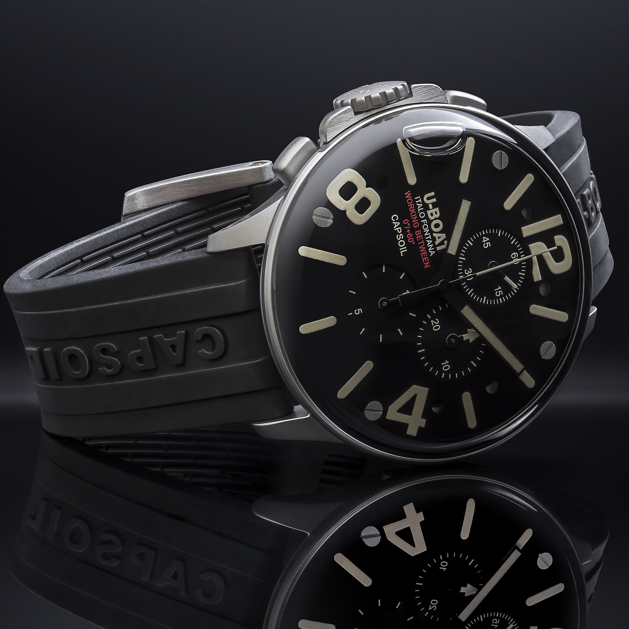 U Boat CAPSOIL CHRONO 45MM SS Promozione