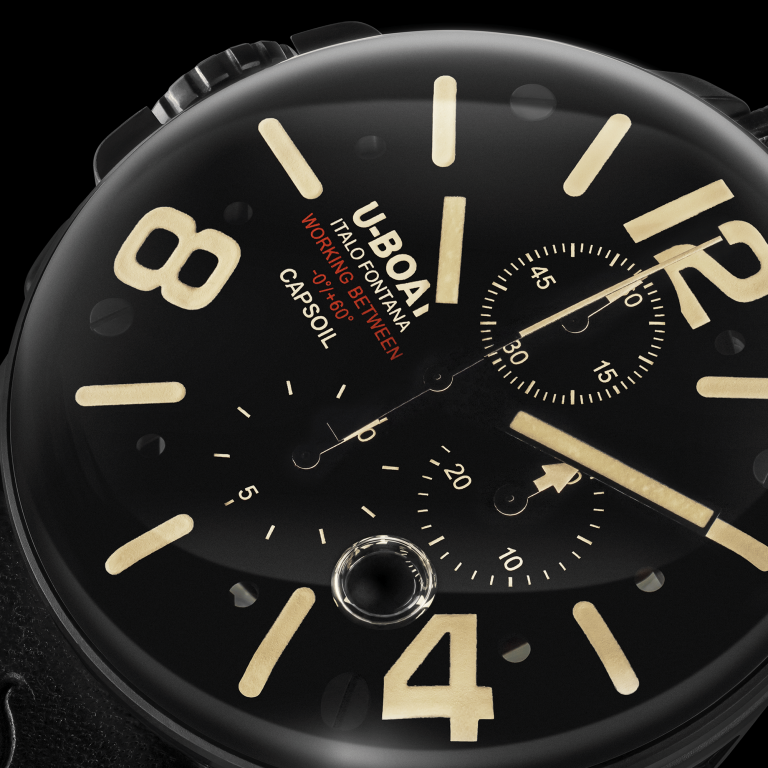U Boat CAPSOIL CHRONO 45MM DLC Spedizione Gratuita