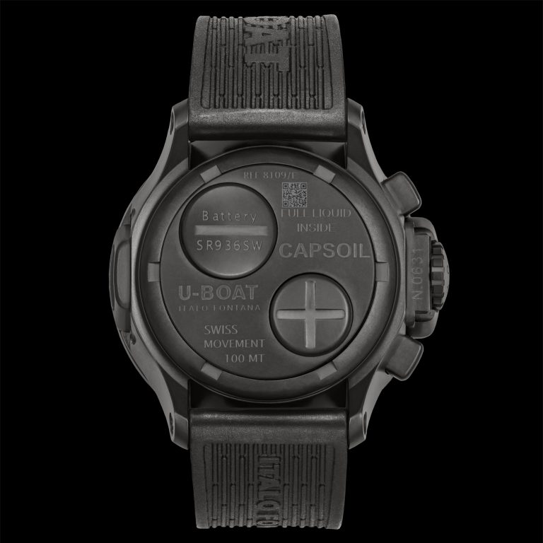 U Boat CAPSOIL CHRONO 45MM DLC Spedizione Gratuita
