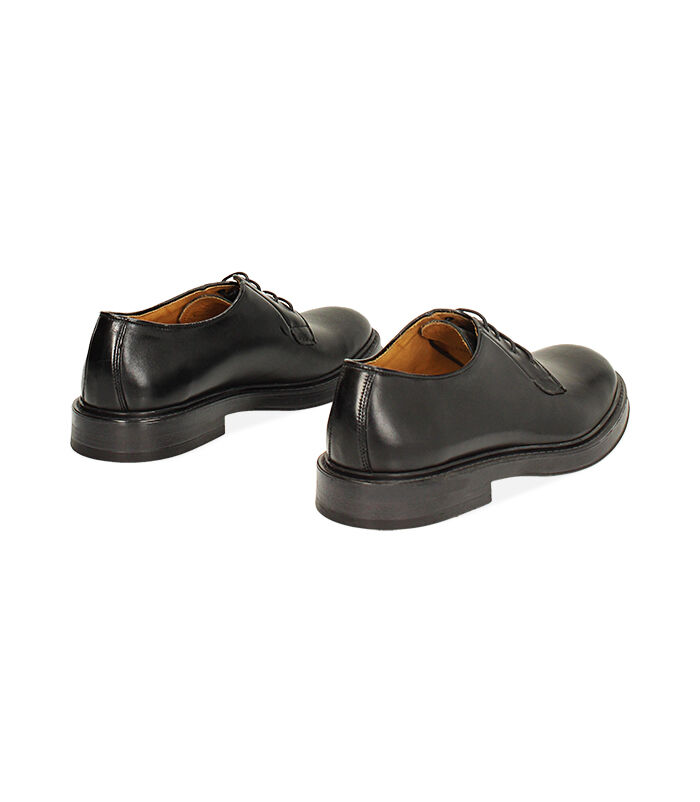 Valerio 1966 MAN SHOES OXFORD LEATHER NERO In Linea