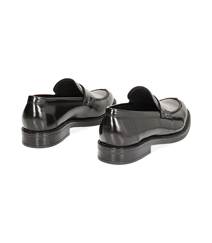 Valerio 1966 Mocassino nero in pelle abrasivata | Valerio 1966 Vendita
