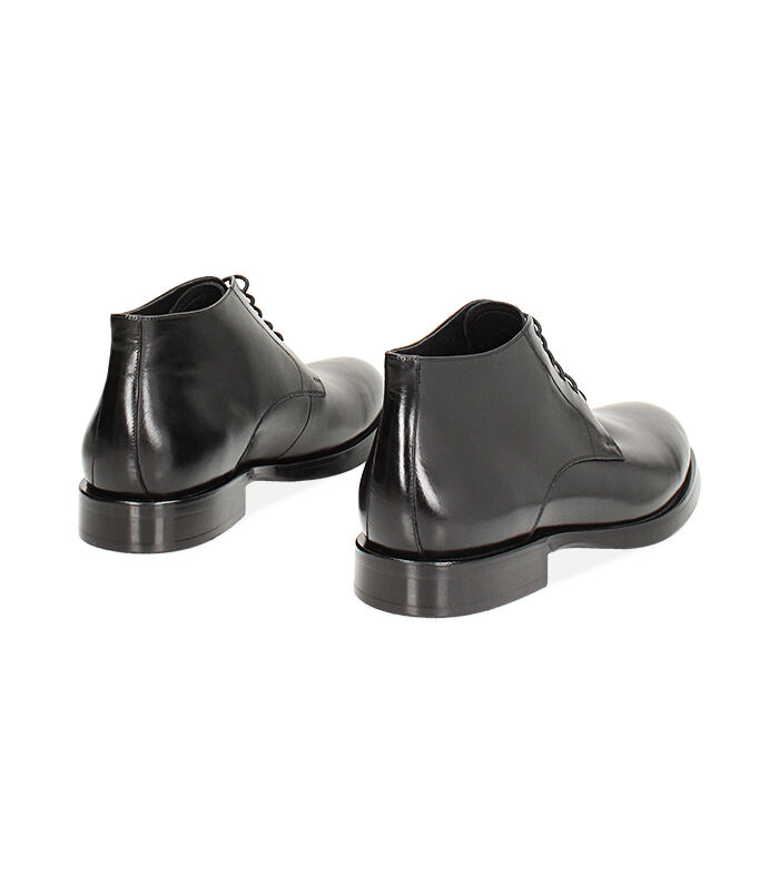 Valerio 1966 Polacchino stringato nero in pelle | Valerio 1966 Convenienza