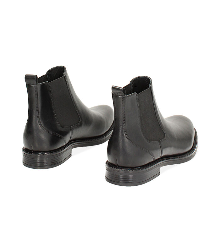 Valerio 1966 Beatles di pelle nero classico | Valerio 1966 Outlet