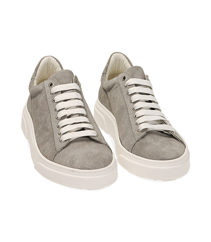 Valerio 1966 Sneakers in camoscio grigie | Valerio 1966 Italy