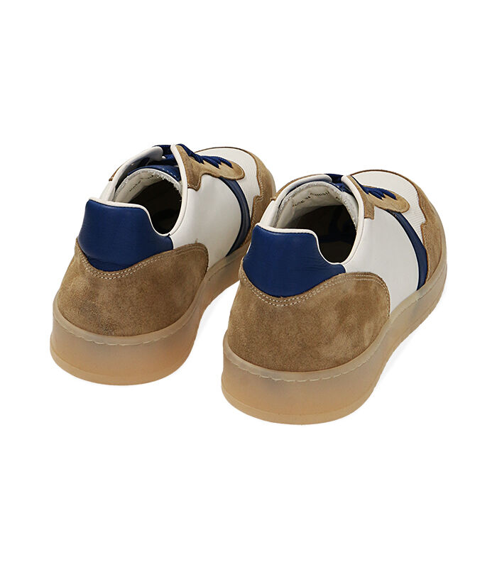 Valerio 1966 Sneakers uomo bianco/blu in pelle | Valerio 1966 2025