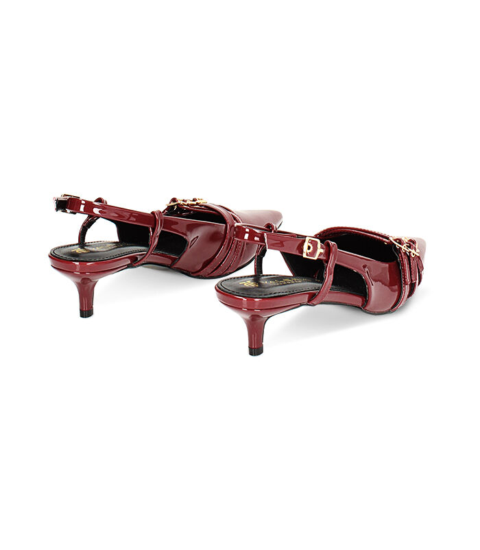 Valerio 1966 Décolleté slingback in vernice cherry tacco 4 5 cm | Valerio 1966 Saldi