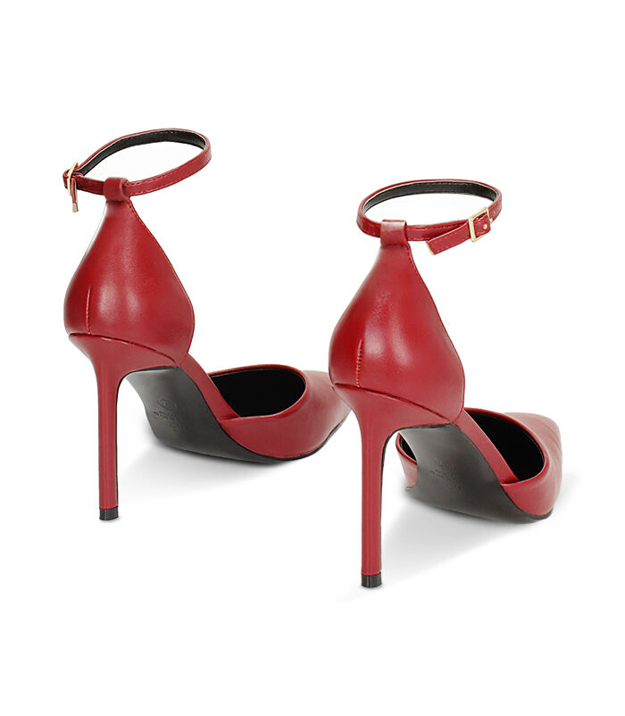 Valerio 1966 Décolleté open shank cherry tacco 9 5 cm | Valerio 1966 2025