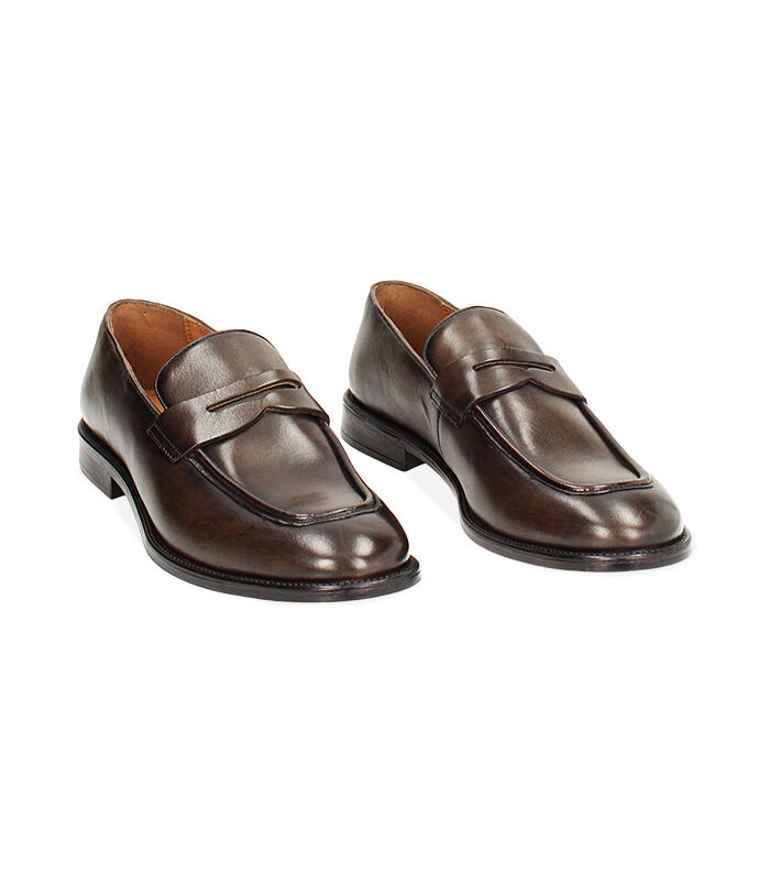 Valerio 1966 Mocassini uomo testa di moro in pelle | Valerio 1966 Fino Al -60%