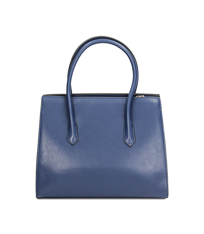 Valerio 1966 Borsa donna a mano blu rigida | Valerio 1966 Qualità Garantita