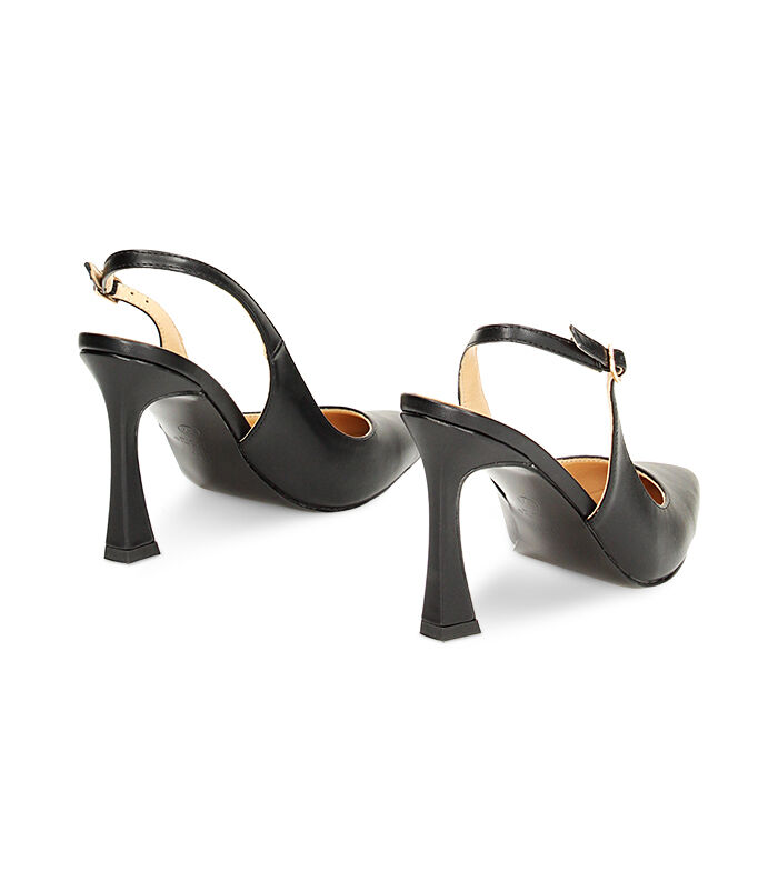 Valerio 1966 Décolleté slingback nere tacco 9 5 cm | Valerio 1966 Sconto