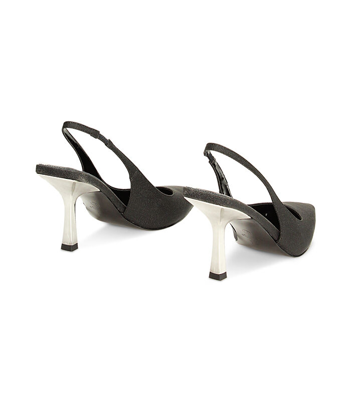 Valerio 1966 Décolleté slingback nere glitterate | Valerio 1966 Hotsell