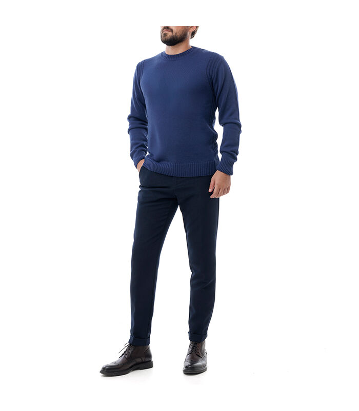 Valerio 1966 Maglione blu notte casual | Valerio 1966 Vendita Calda