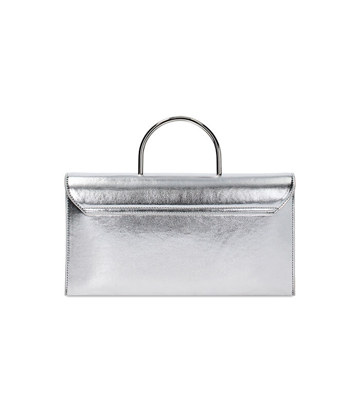 Valerio 1966 Pochette laminata argento con manico | Valerio 1966 Soddisfazione Garantita