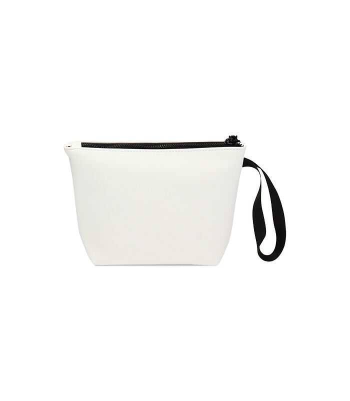 Valerio 1966 Trousse bianca con profili neri | Valerio 1966 Consegna Veloce
