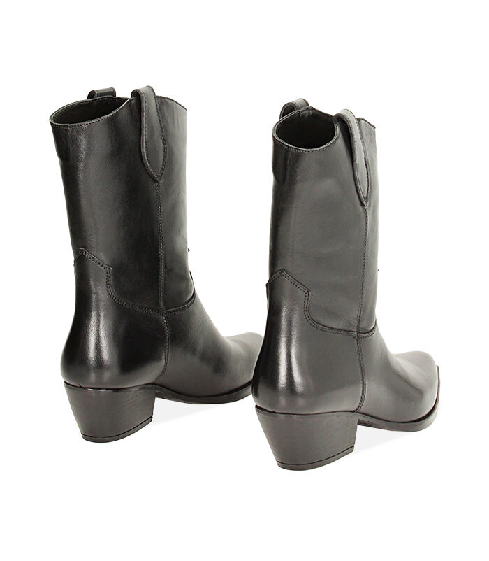 Valerio 1966 Texani neri in pelle | Valerio 1966 Outlet