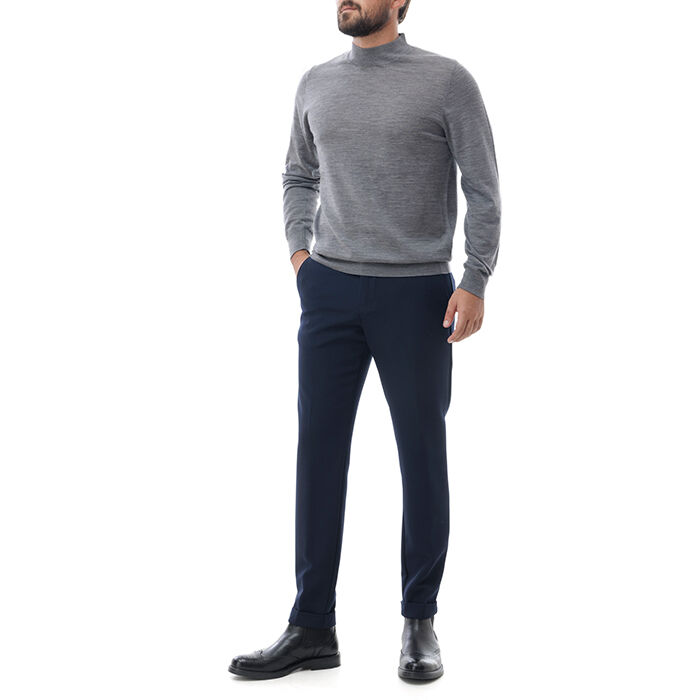 Valerio 1966 Pantalone blu con piega inglese | Valerio 1966 Vendite Flash