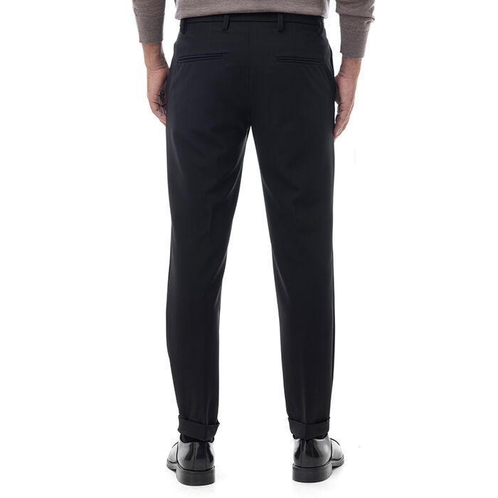 Valerio 1966 Pantalone nero con piega inglese | Valerio 1966 In Saldo
