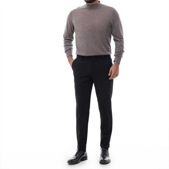 Valerio 1966 Pantalone nero con piega inglese | Valerio 1966 In Saldo
