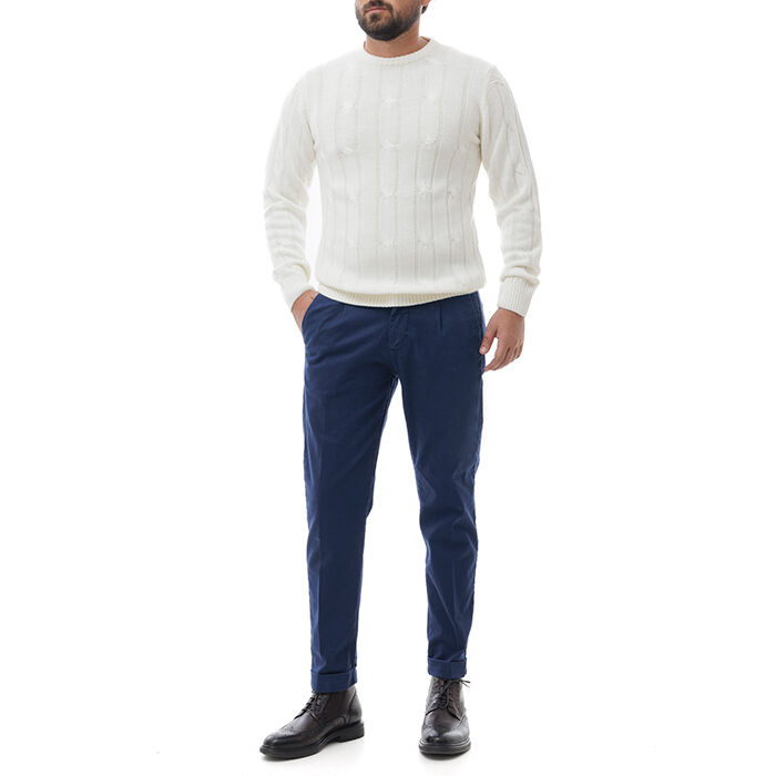 Valerio 1966 Pantalone blu di cotone | Valerio 1966 Nuova