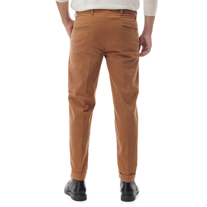 Valerio 1966 Pantalone marrone di cotone | Valerio 1966 Moda