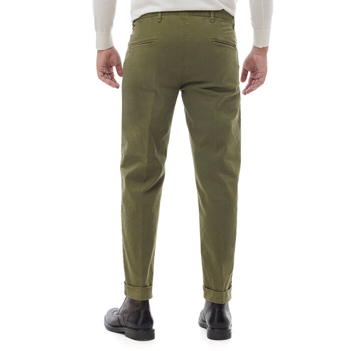 Valerio 1966 Pantalone verde di cotone | Valerio 1966 2025