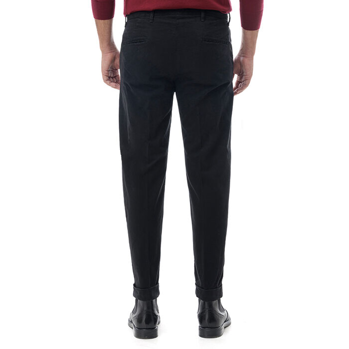 Valerio 1966 Pantalone nero di cotone | Valerio 1966 Italy