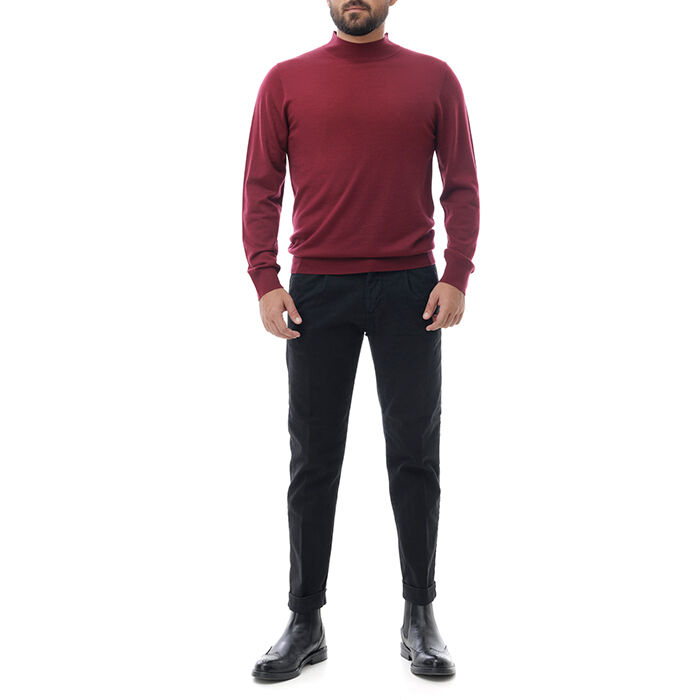 Valerio 1966 Pantalone nero di cotone | Valerio 1966 Italy