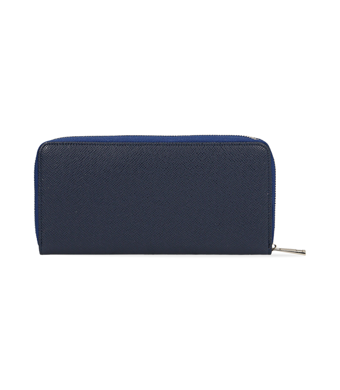 Valerio 1966 Portafoglio blu in pelle donna | Valerio 1966 Pezzi Unici