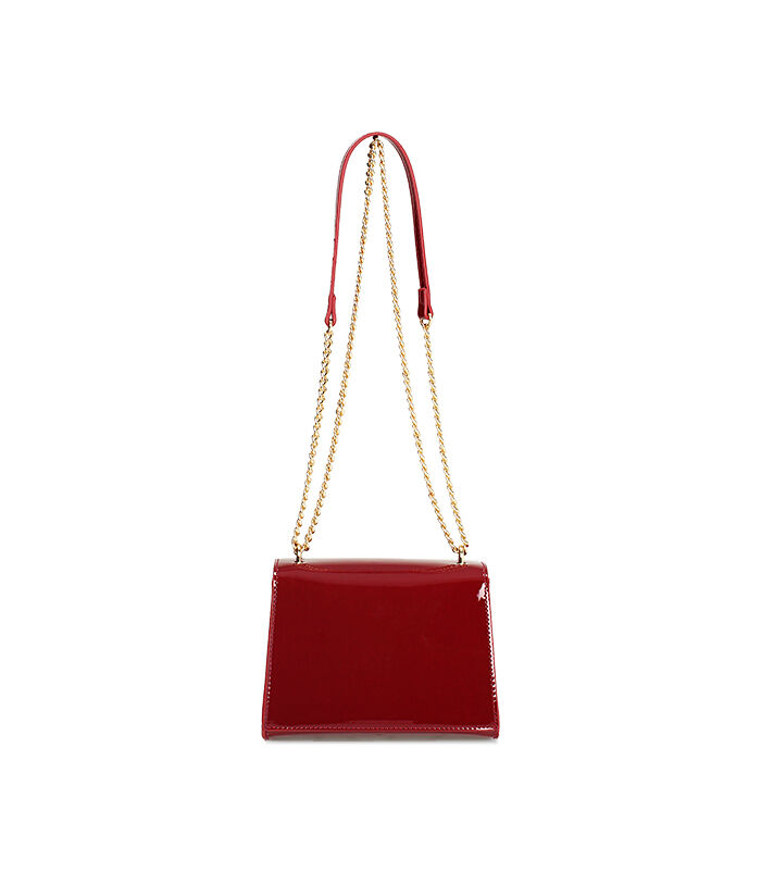 Valerio 1966 Borsa a tracolla in vernice cherry | Valerio 1966 Italy