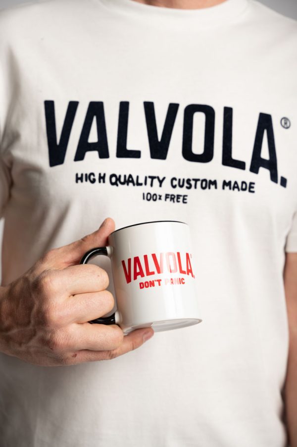 Valvola Fashion T-SHIRT MANICA CORTA BASICO TINTO IN PEZZA In Linea