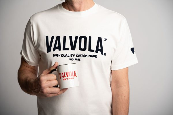 Valvola Fashion T-SHIRT MANICA CORTA BASICO TINTO IN PEZZA In Linea