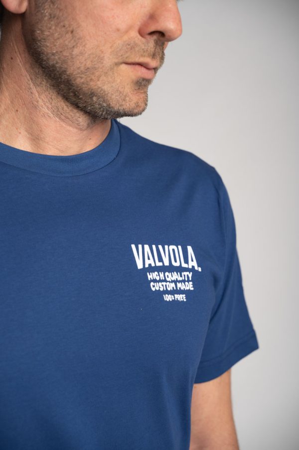 Valvola Fashion T-SHIRT MANICA CORTA BASICO TINTO IN PEZZA Spedizione Gratuita