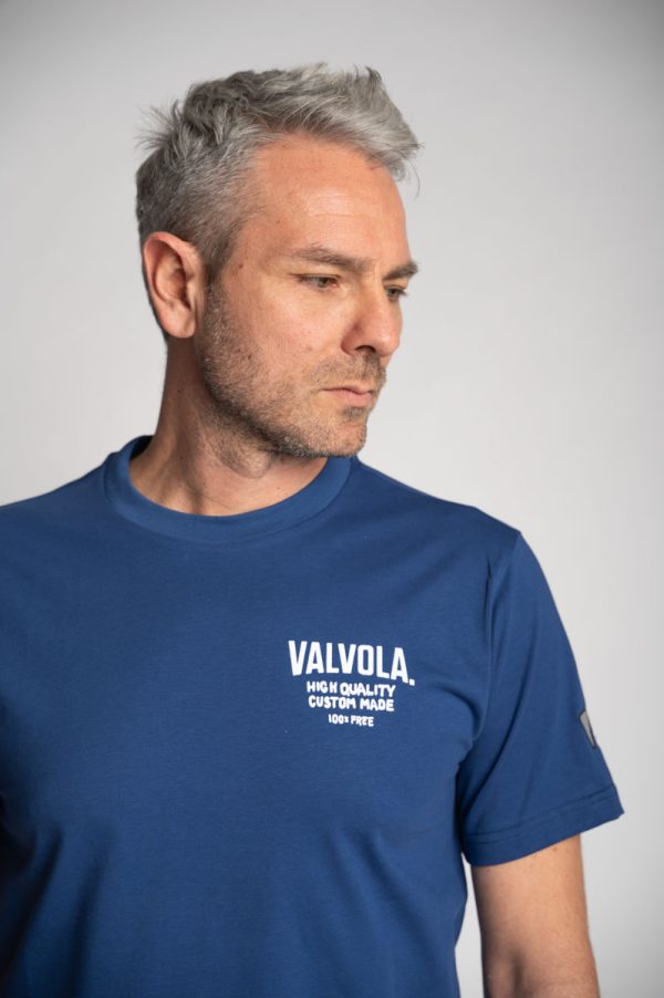 Valvola Fashion T-SHIRT MANICA CORTA BASICO TINTO IN PEZZA Spedizione Gratuita