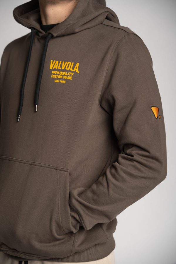 Valvola Fashion FELPA CAPPUCCIO BASICO TINTO IN PEZZA Soddisfazione Garantita