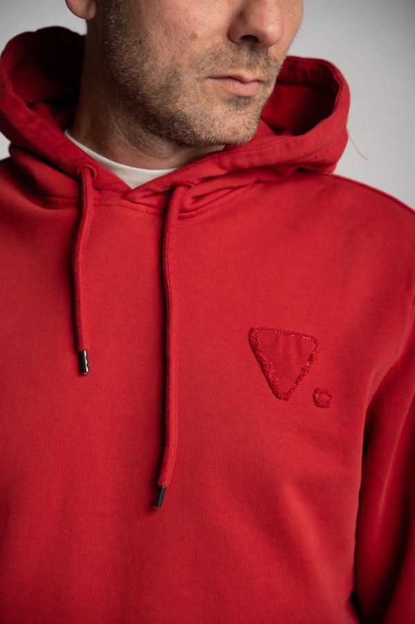 Valvola Fashion FELPA CAPPUCCIO LOGO TRIANGOLO Acquista Ora