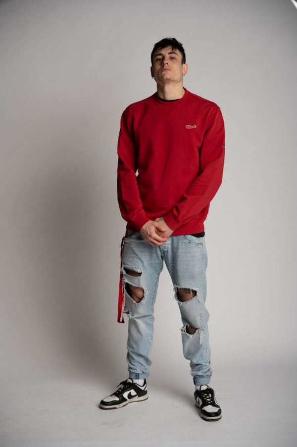 Valvola Fashion FELPA GIROCOLLO LOGO COLLEGE Shopping Online