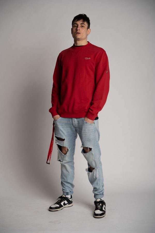 Valvola Fashion FELPA GIROCOLLO LOGO COLLEGE Shopping Online