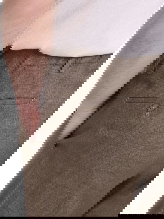 Briglia 1949 Pantaloni Briglia 1949 Lino Verde In Linea