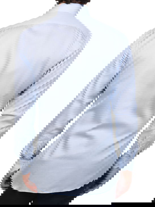 Xacus Camicia Xacus Rigata Tessuto Thomas Mason Bianco Qualità