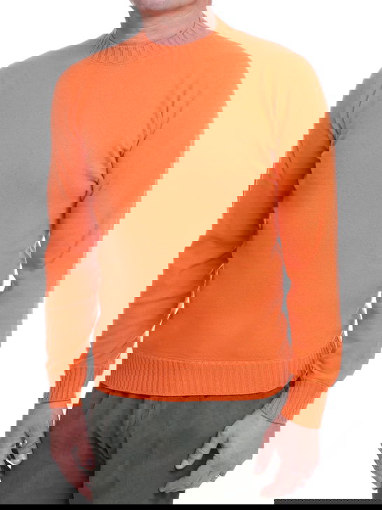 Magazzino Ricambi Felpa Magazzino Ricambi Cashmere Infeltrito Arancione Outlet
